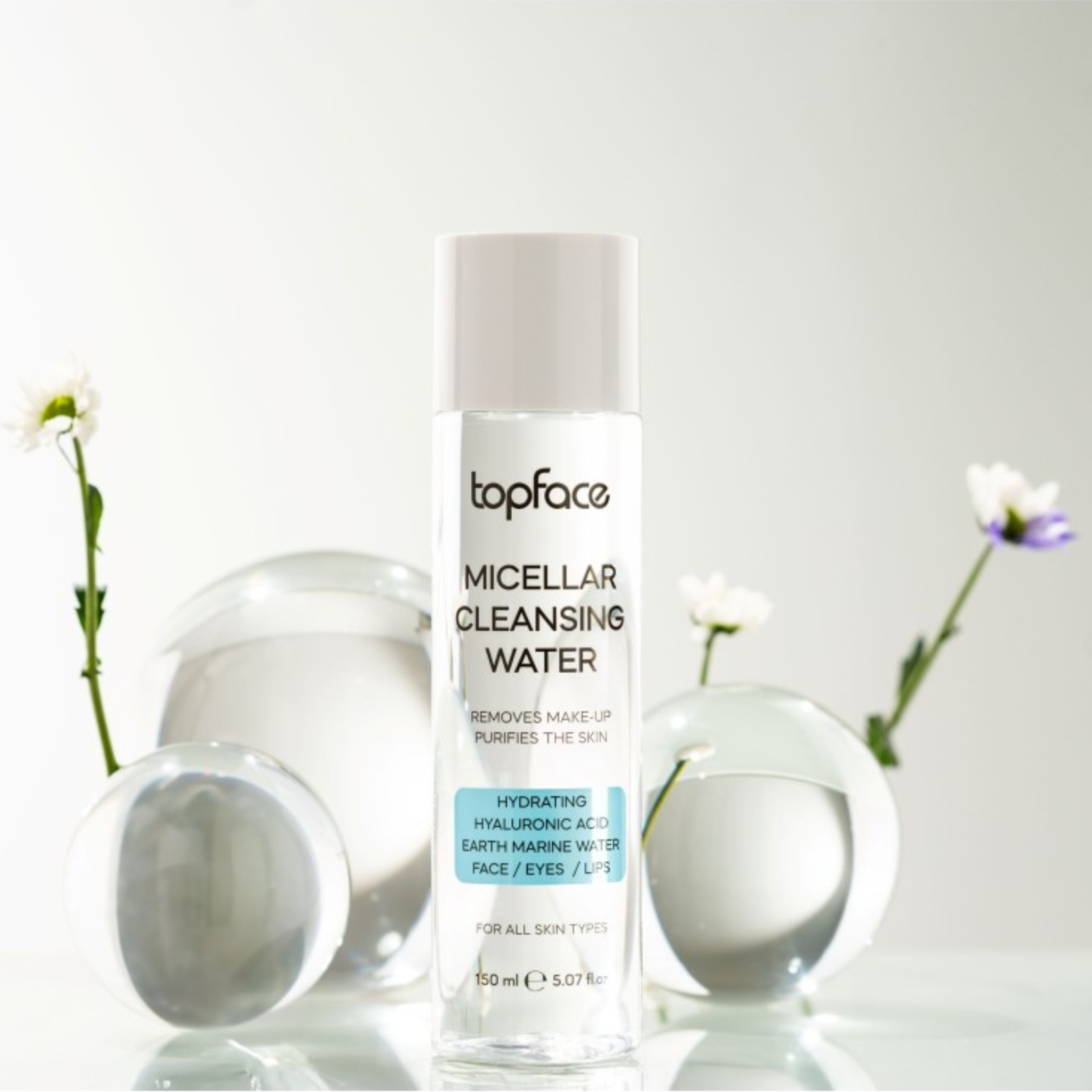 Apă micelară pentru strălucirea tenului | TopFace Micellar Cleansing Water 150ml 2
