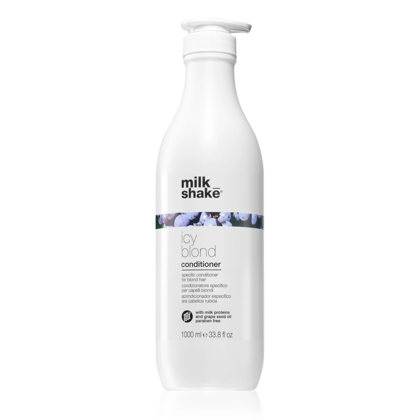 Balsam cu pigment pentru crearea tonurilor reci Milkshake Icy Blond 1000 ml
