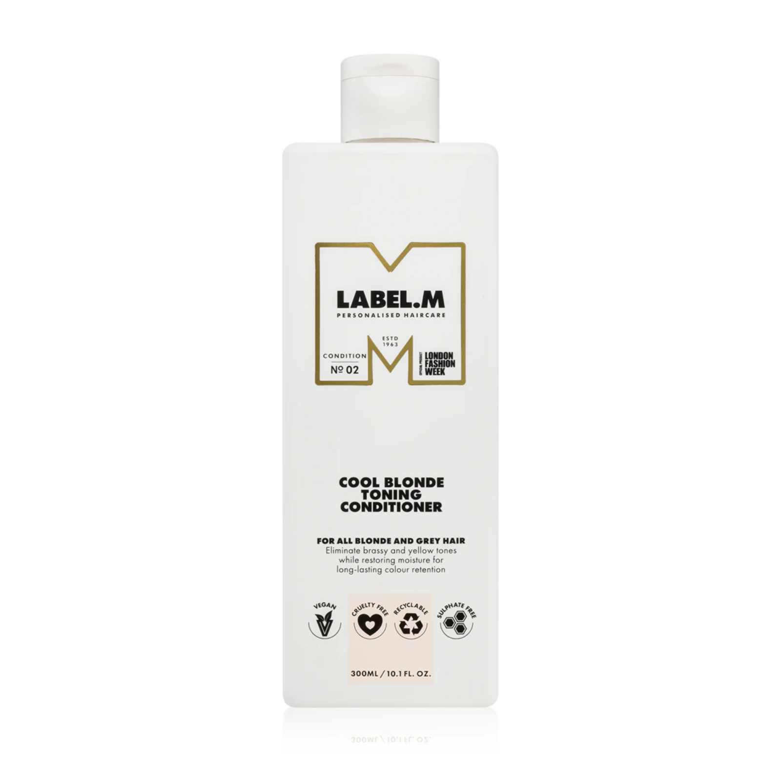 Balsam pentru păr blond Label. M Cool Blonde Toning Conditioner 300 ml