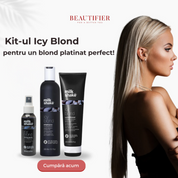 Pachet pentru crearea tonurilor reci Milkshake Icy Blond sampon balsam nuantator 2