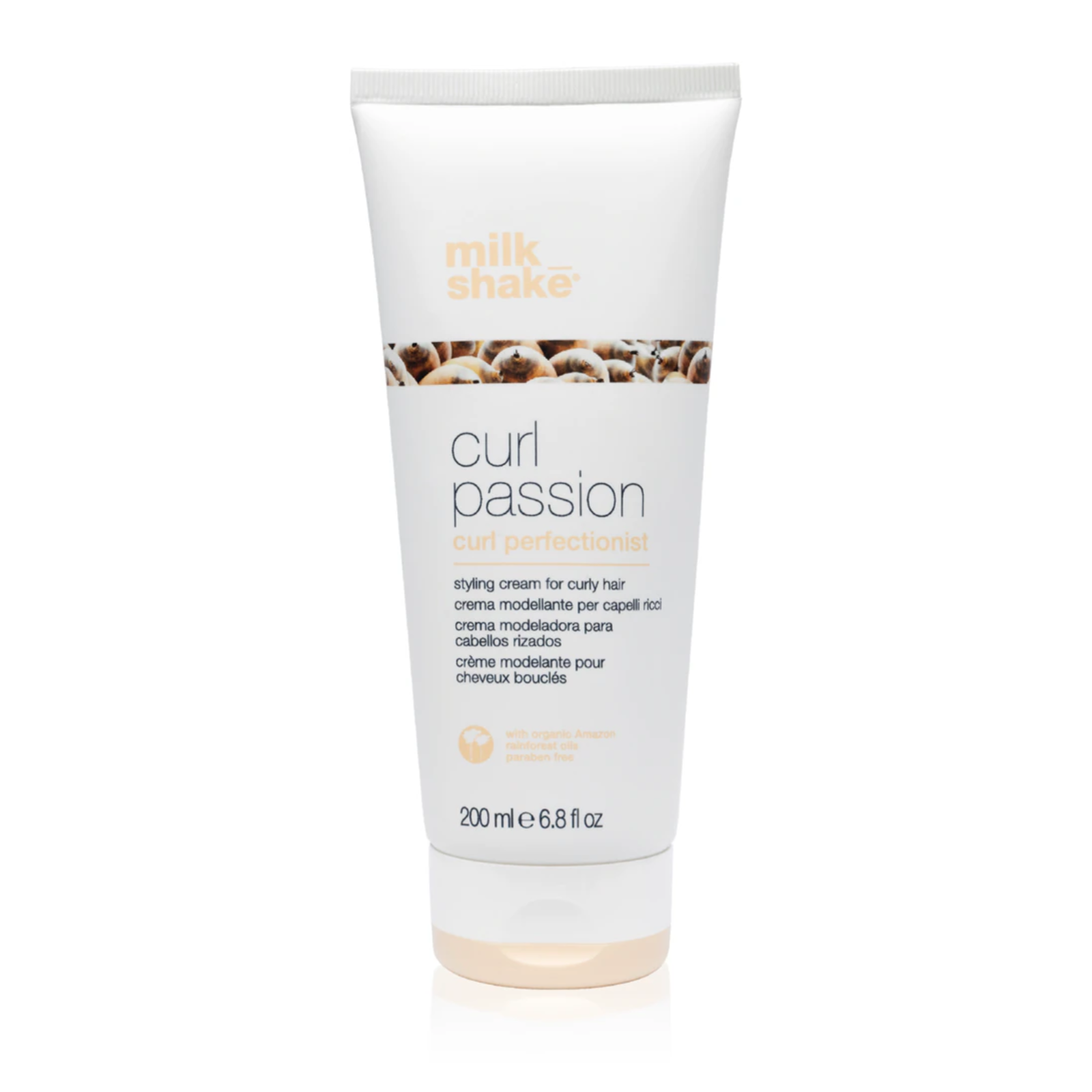 Crema pentru bucle cu efect anti-electrizare Milkshake Curl Perfectionist 200 ml Beautifier.ro