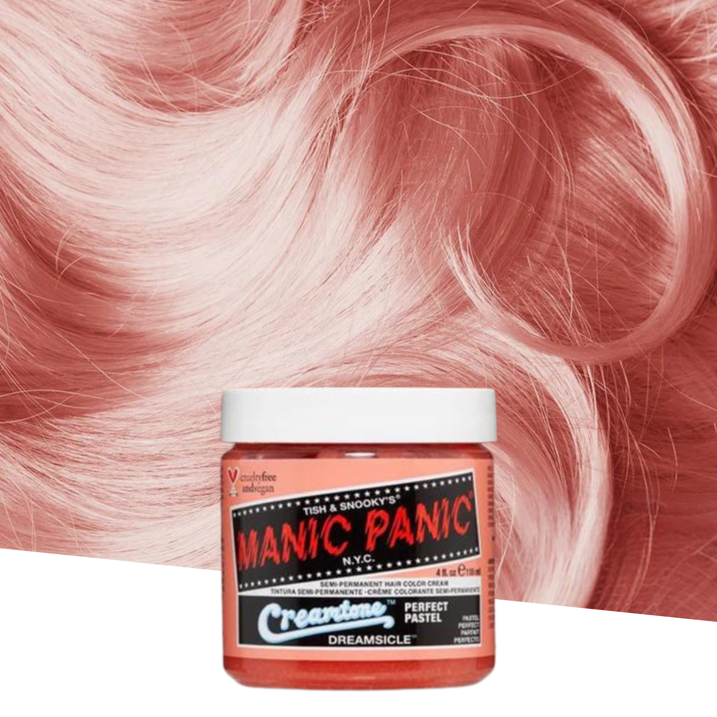 Vopsea de Păr Semipermanentă Manic Panic Dreamsicle