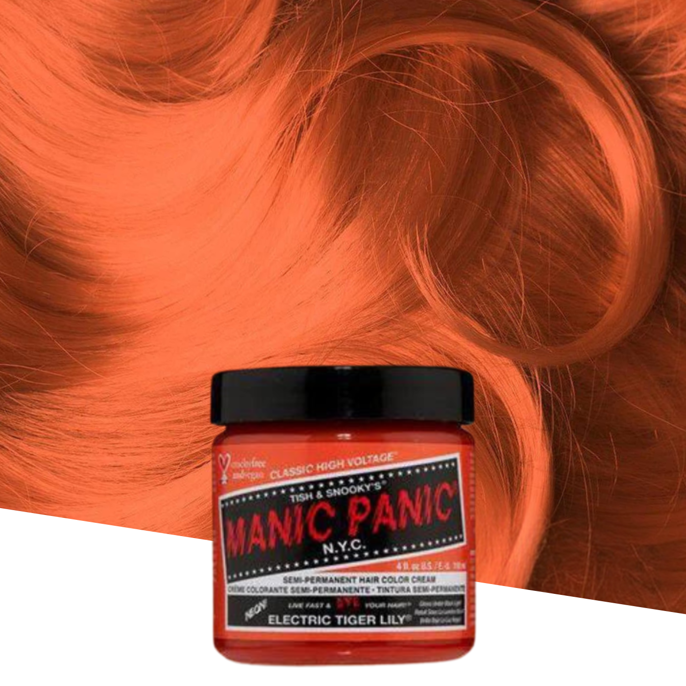 Vopsea de Păr Semipermanentă Manic Panic Electric Tiger