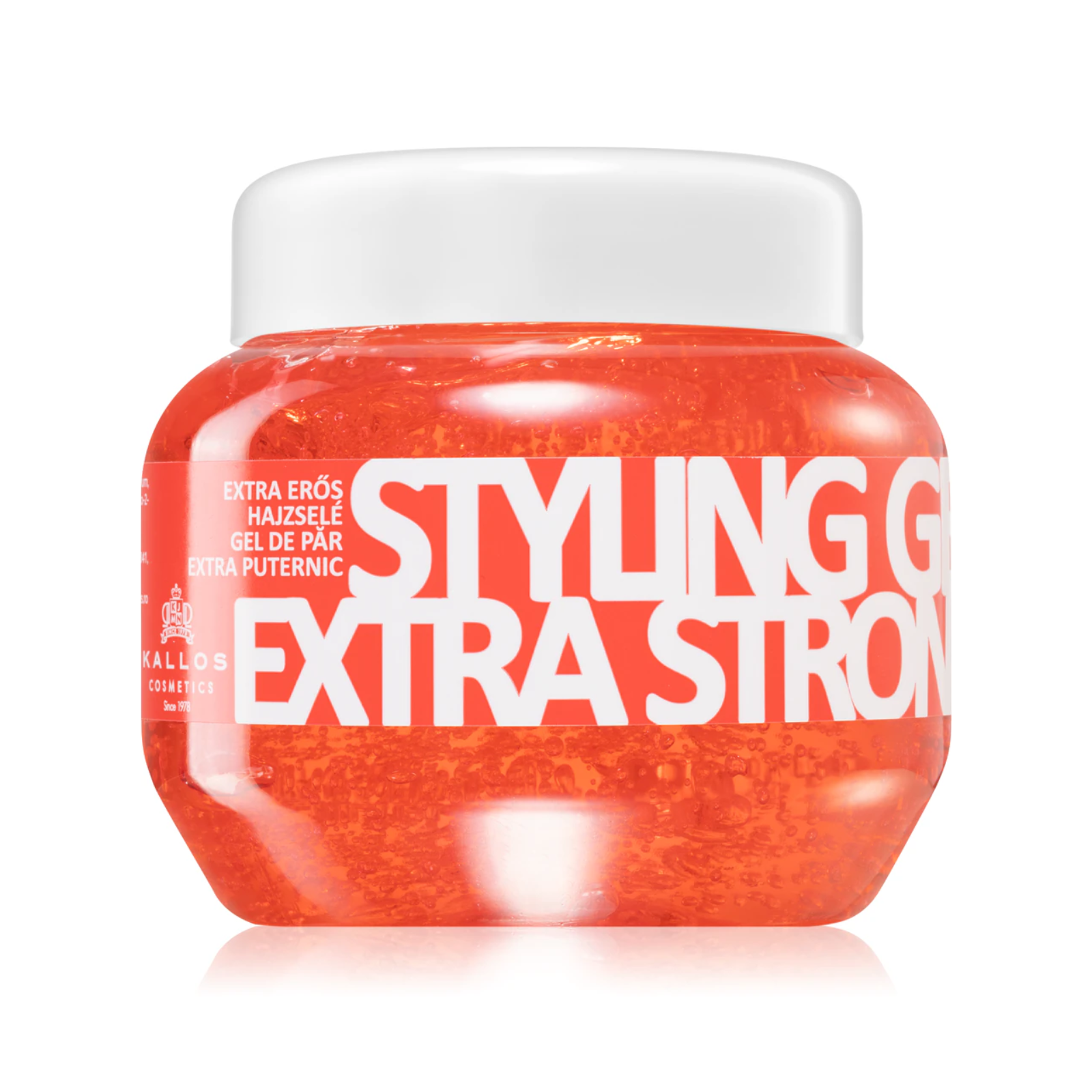 Gel de păr cu fixare extra puternica Kallos Styling Gel Extra Strong  275ml