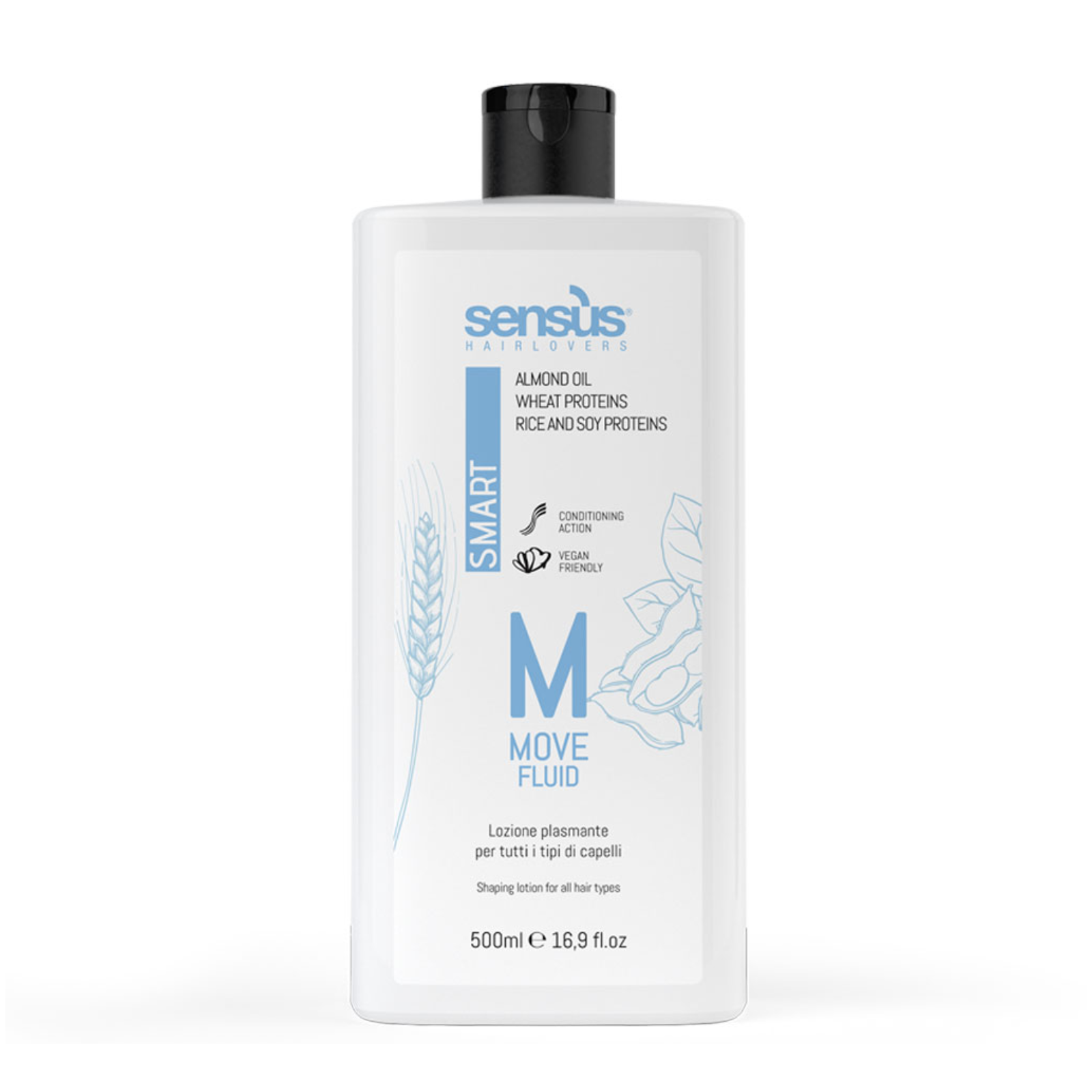Loțiune modelatoare pentru toate tipurile de păr | Sensus Smart Move Fluid 500ml