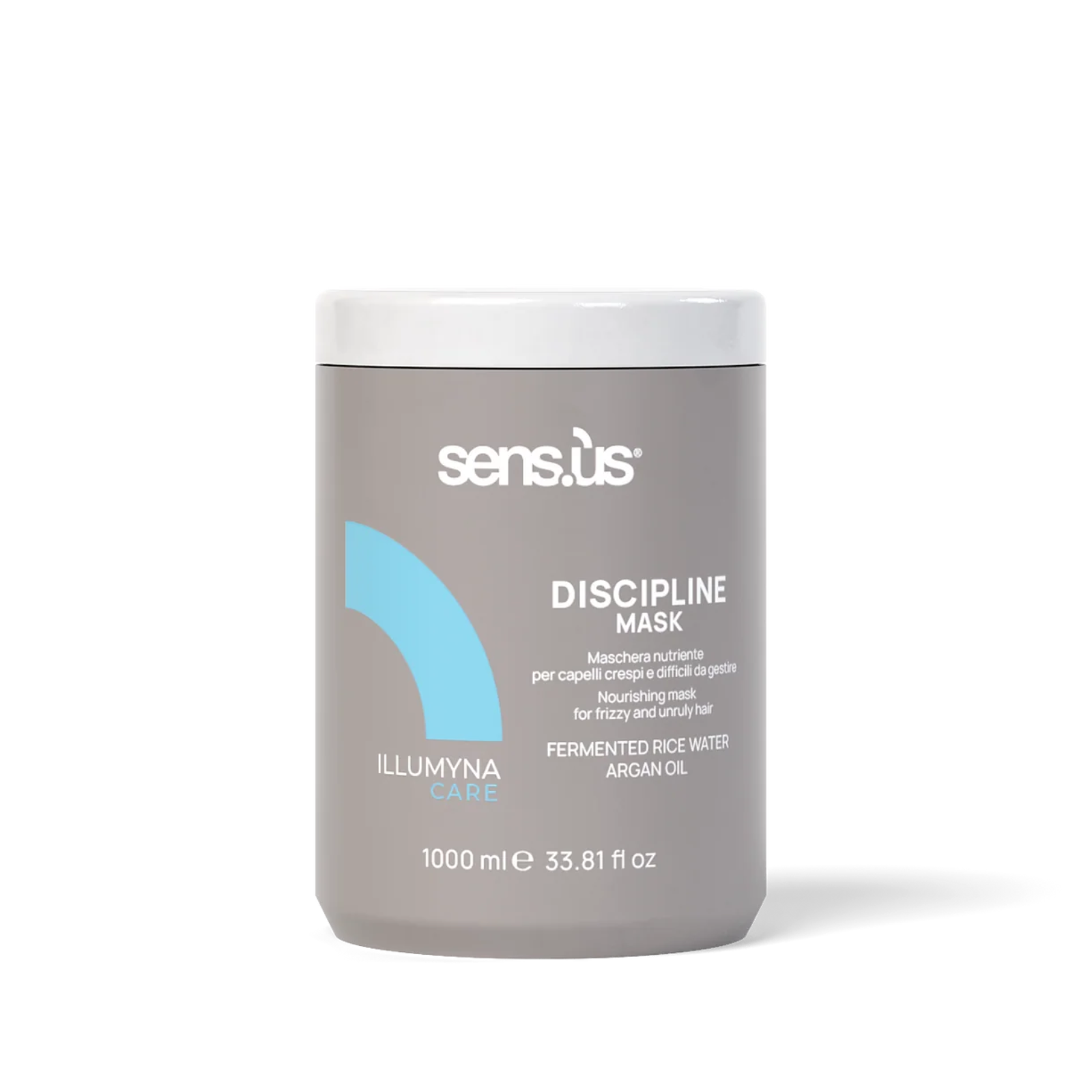 Mască disciplinantă pentru păr rebel | Sensus Illumyna Care Discipline Mask 1000 ml Beautifier