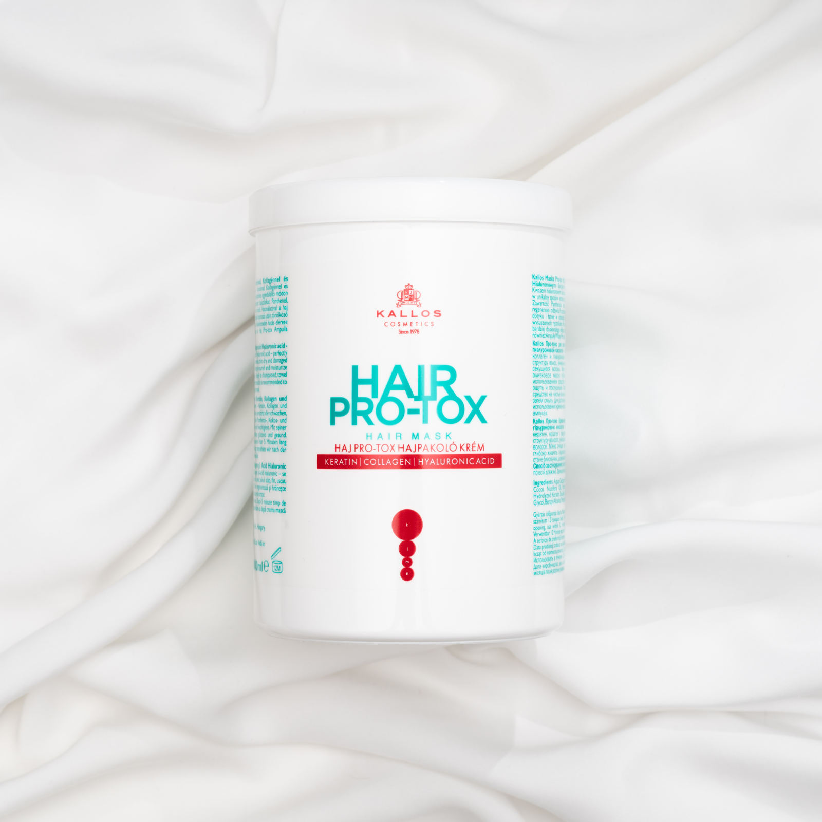 Mască regenerare păr deteriorat | Kallos KJMN Hair Pro-Tox Mask Beautifier Romania