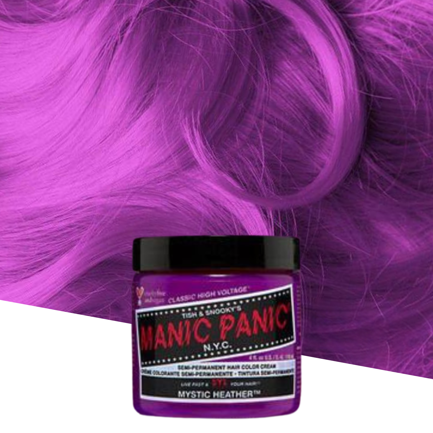 Vopsea de Păr Semipermanentă Manic Panic Mystic Heather