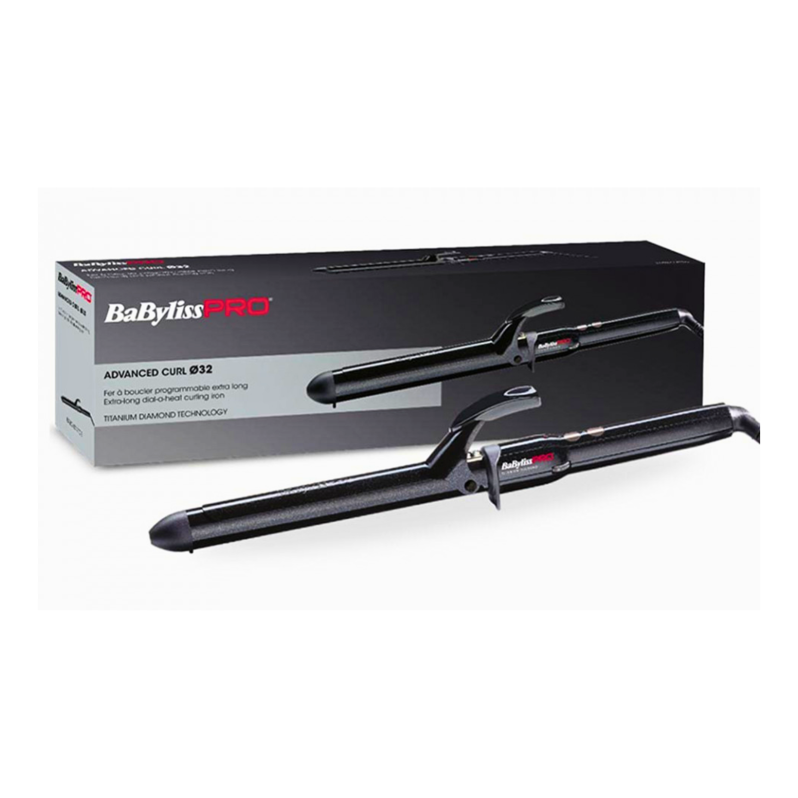 Ondulator profesional pentru par 32 mm BaByliss Pro Advanced Curl Extralong