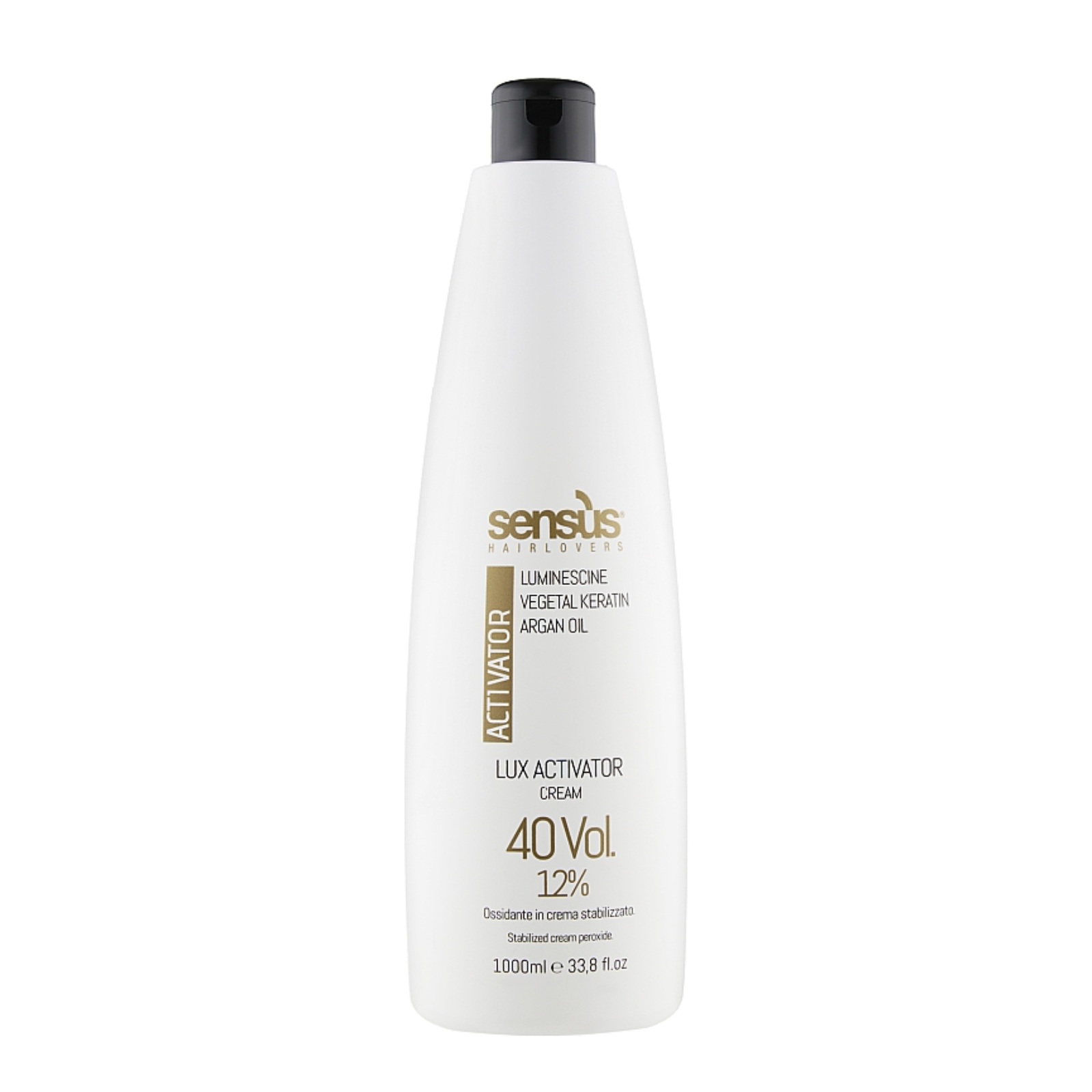Oxidant crema pentru vopsea | Sensus Lux Activator Cream 40Vol 12% 1000 ml