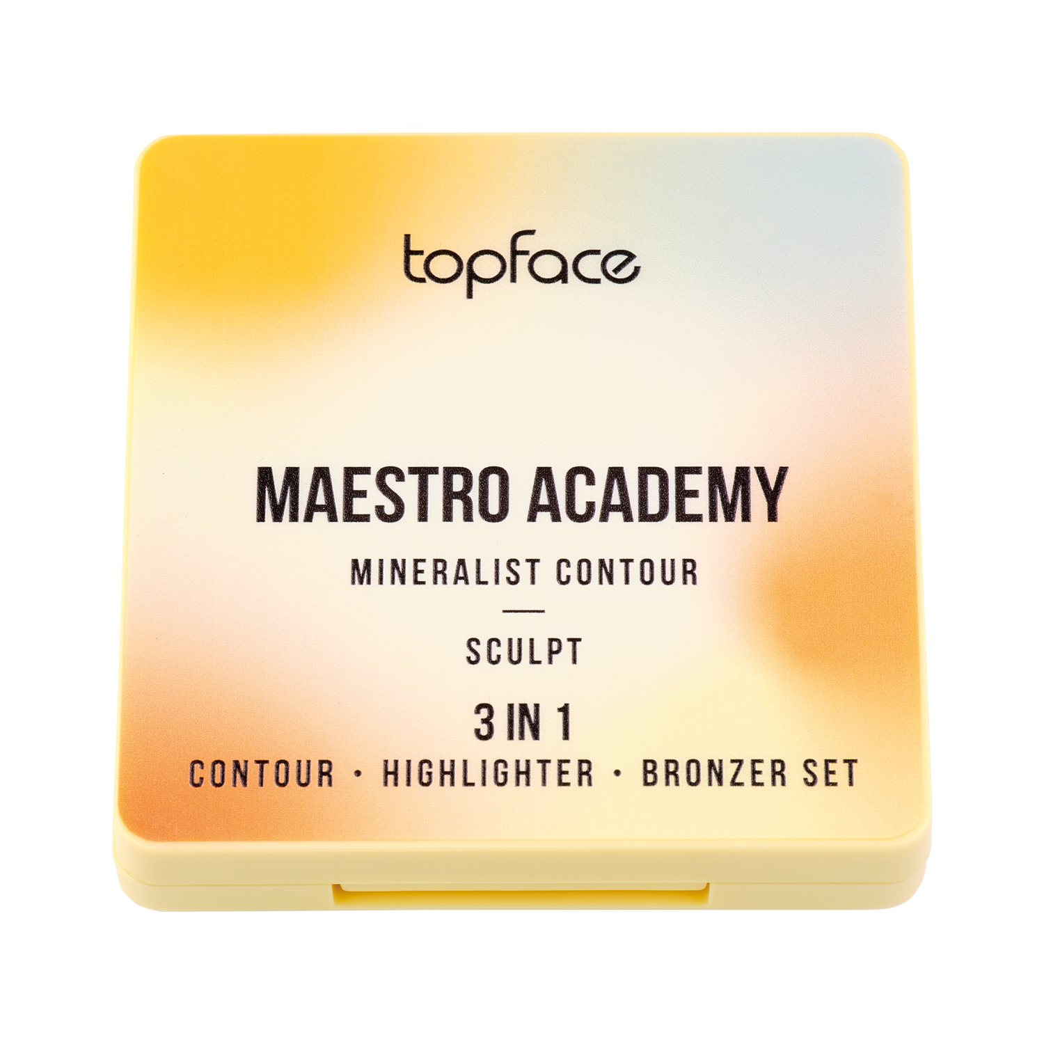 Paletă pentru Conturare | Topface Maestro Mineralist 3 in 1 Contour Highlighter Bronzer