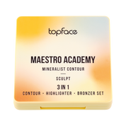 Paletă pentru Conturare | Topface Maestro Mineralist 3 in 1 Contour Highlighter Bronzer
