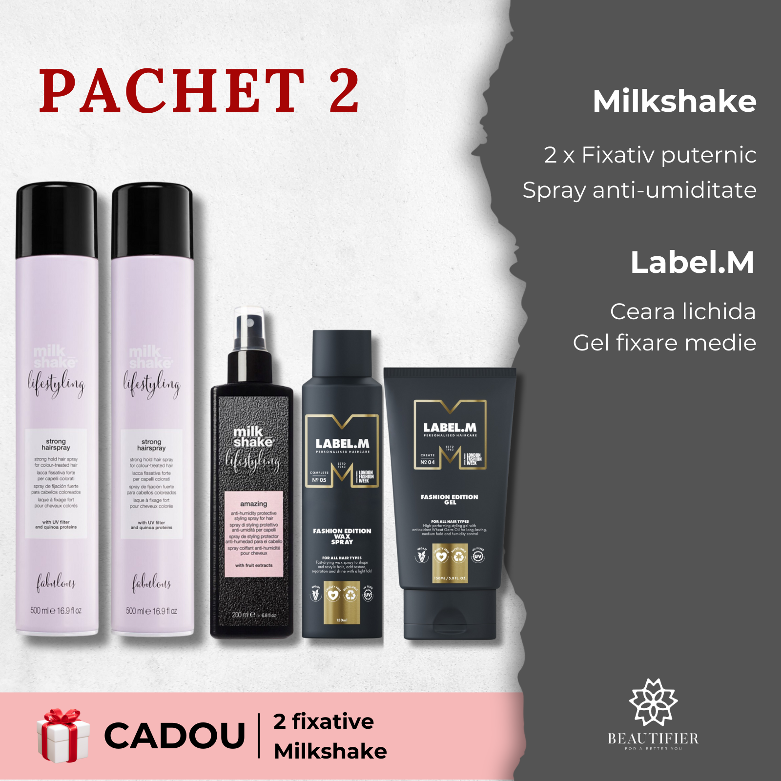 Pachet 2 (cadou 2 fixative Milkshake)
