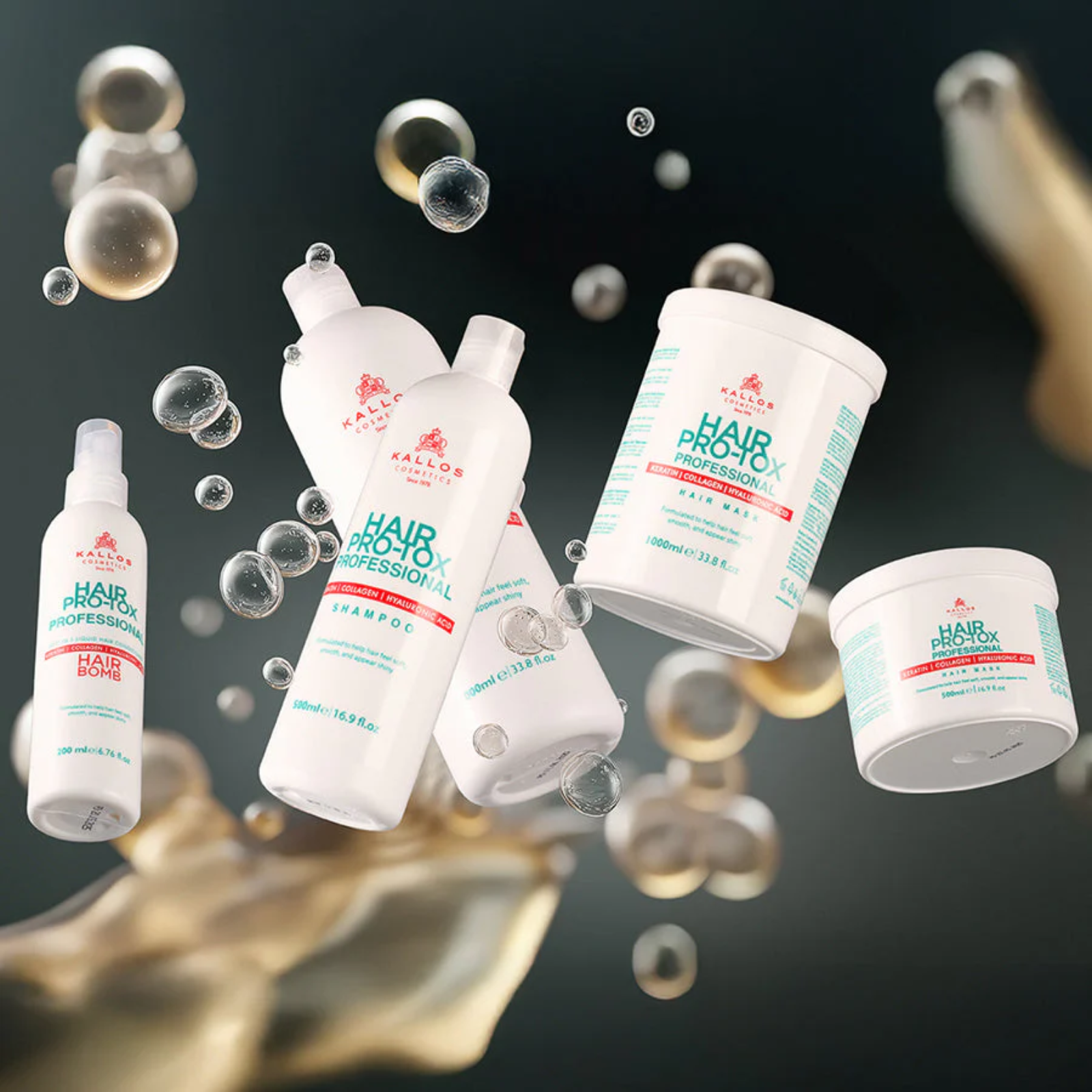 Pachet produse profesionale ingrijire par deteriorat Kallos Pro Tox Beautifier Romania