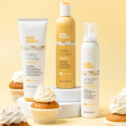 Pachet complet îngrijire toate tipurile de păr | Milkshake Make My Day (Șampon 300ml, Balsam 250ml, Whipped Cream 200ml) Beautifier Romania