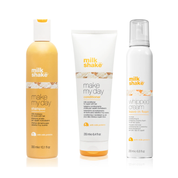 Pachet complet îngrijire toate tipurile de păr | Milkshake Make My Day (Șampon 300ml, Balsam 250ml, Whipped Cream 200ml) Beautifier Romania