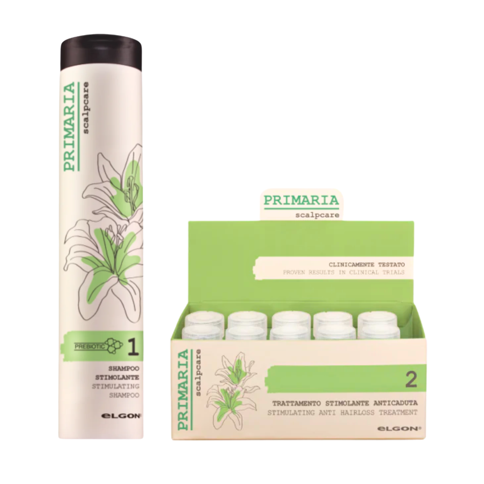 Pachet impotriva caderii parului Elgon Primaria ( Sampon, Tratament )