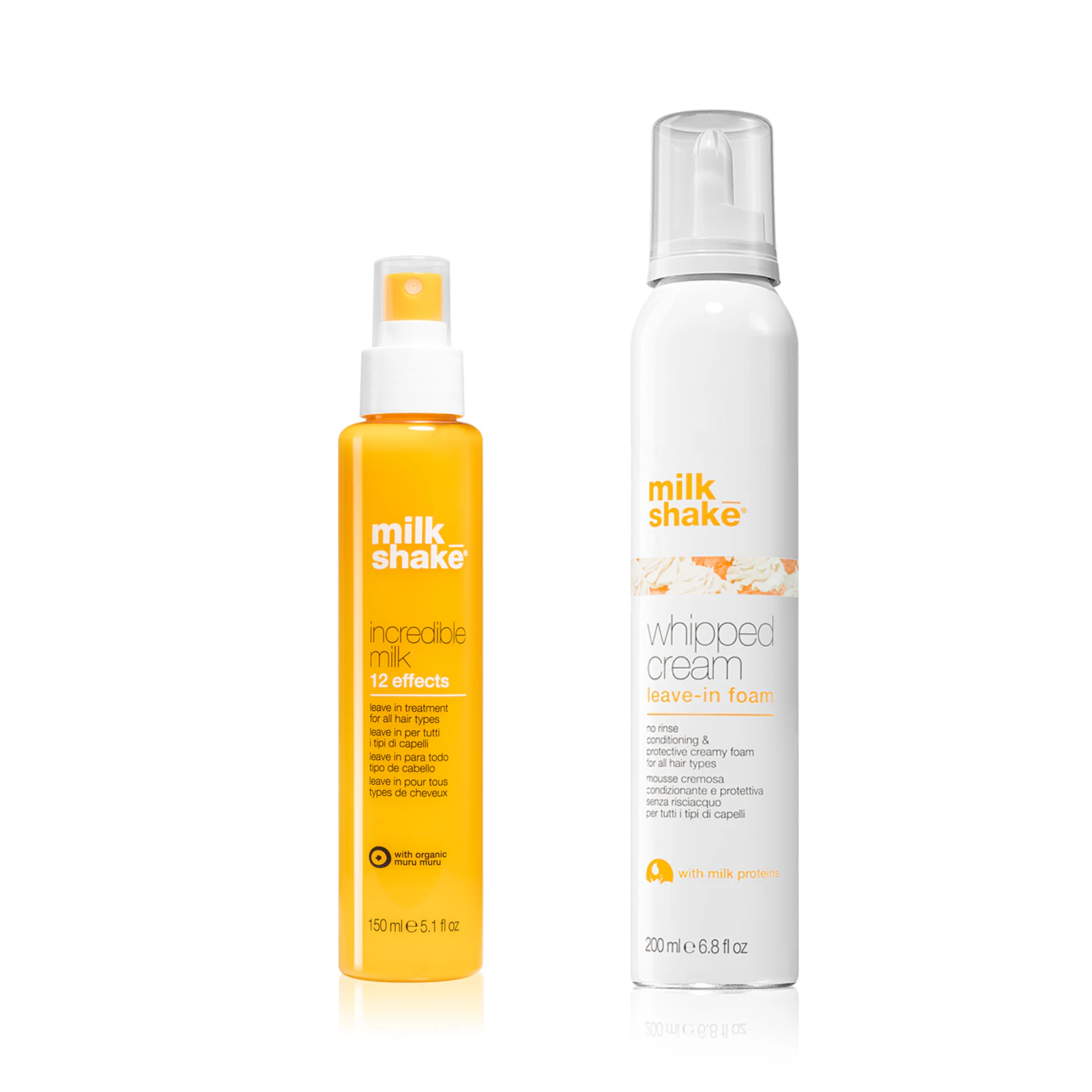 Pachet ingrijire regenerare  intensa Milkshake Incredible Milk 150 ml si Whipped Cream 200 ml