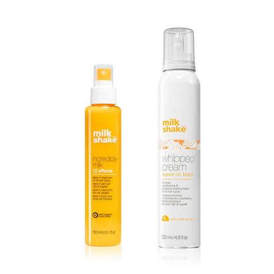 Pachet ingrijire regenerare  intensa Milkshake Incredible Milk 150 ml si Whipped Cream 200 ml