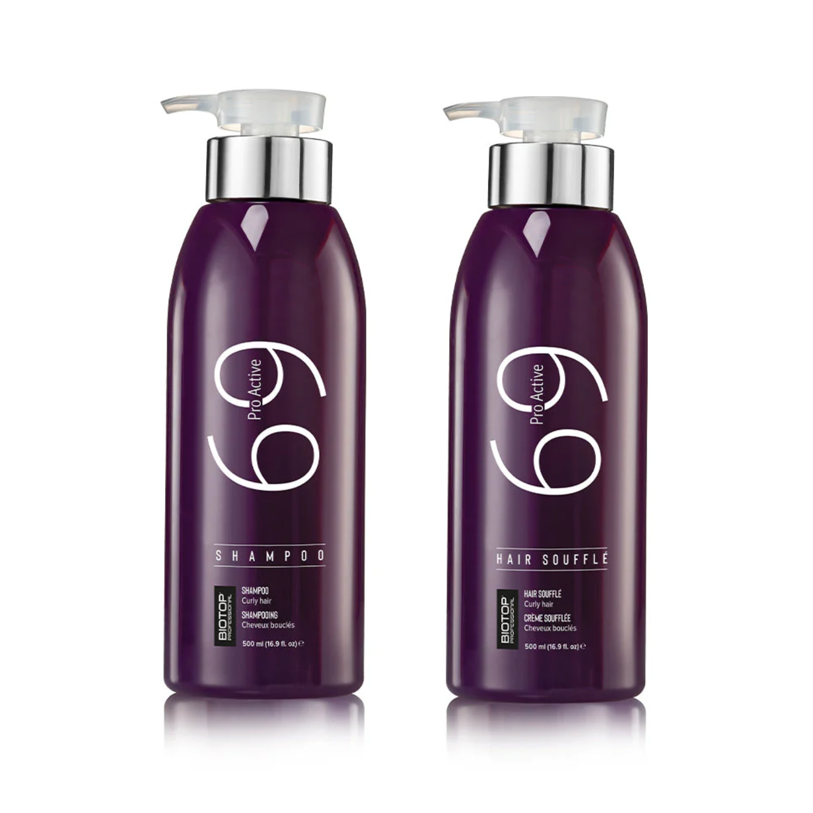 Pachet pentru ingrijirea si definirea buclelor Biotop Pro Active 69 ( Sampon, Leave-In )