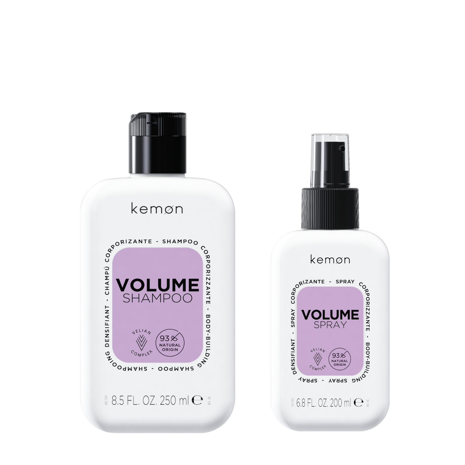 Pachet pentru volum | Kemon Care Volume (Sampon 250ml, Spray 200ml) Beautifier