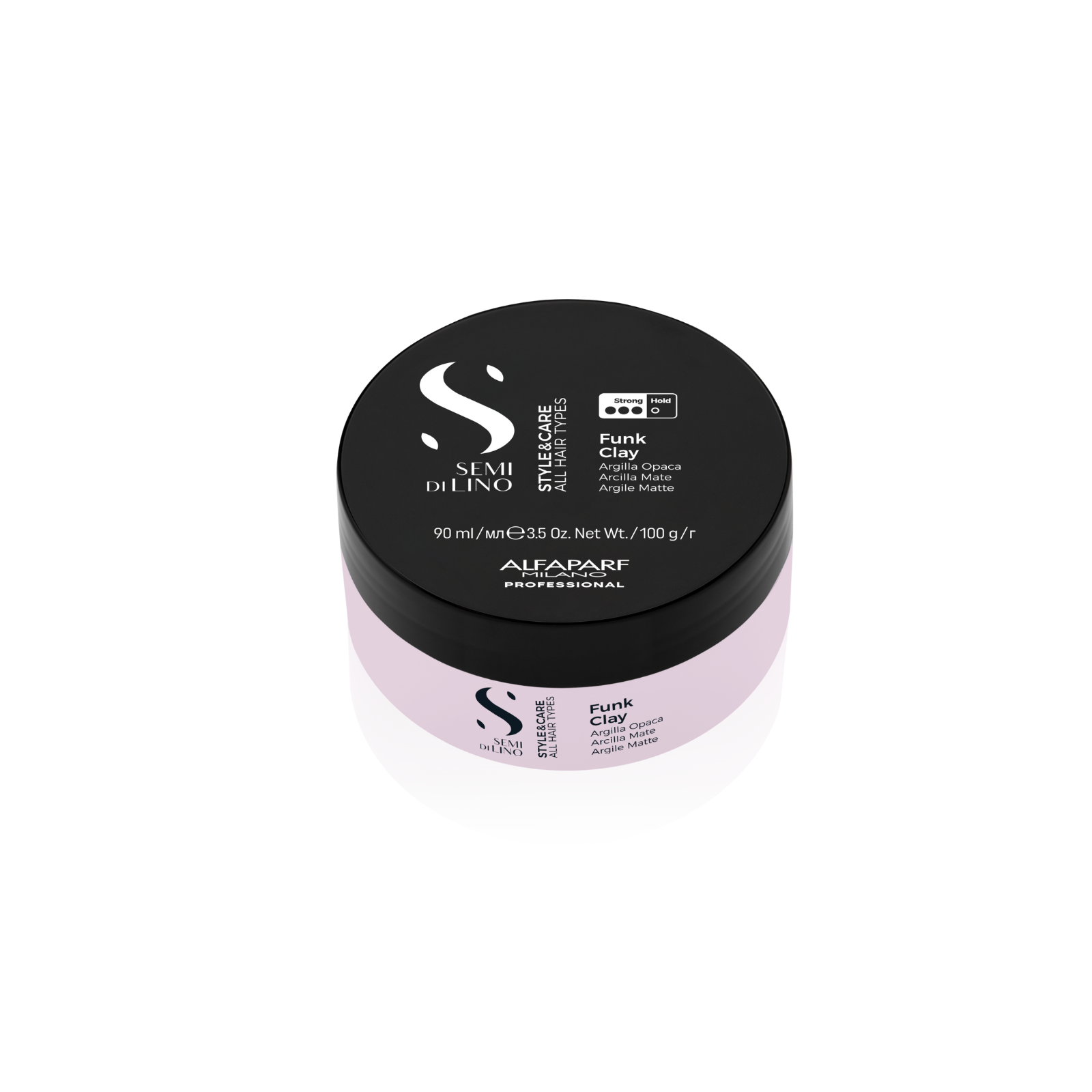 Pastă de styling cu fixare puternică și finisaj mat | Alfaparf Semi di Lino Funk Clay 90 ml