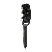 Perie pentru descurcat parul uscat | Olivia Garden Fingerbrush All Black