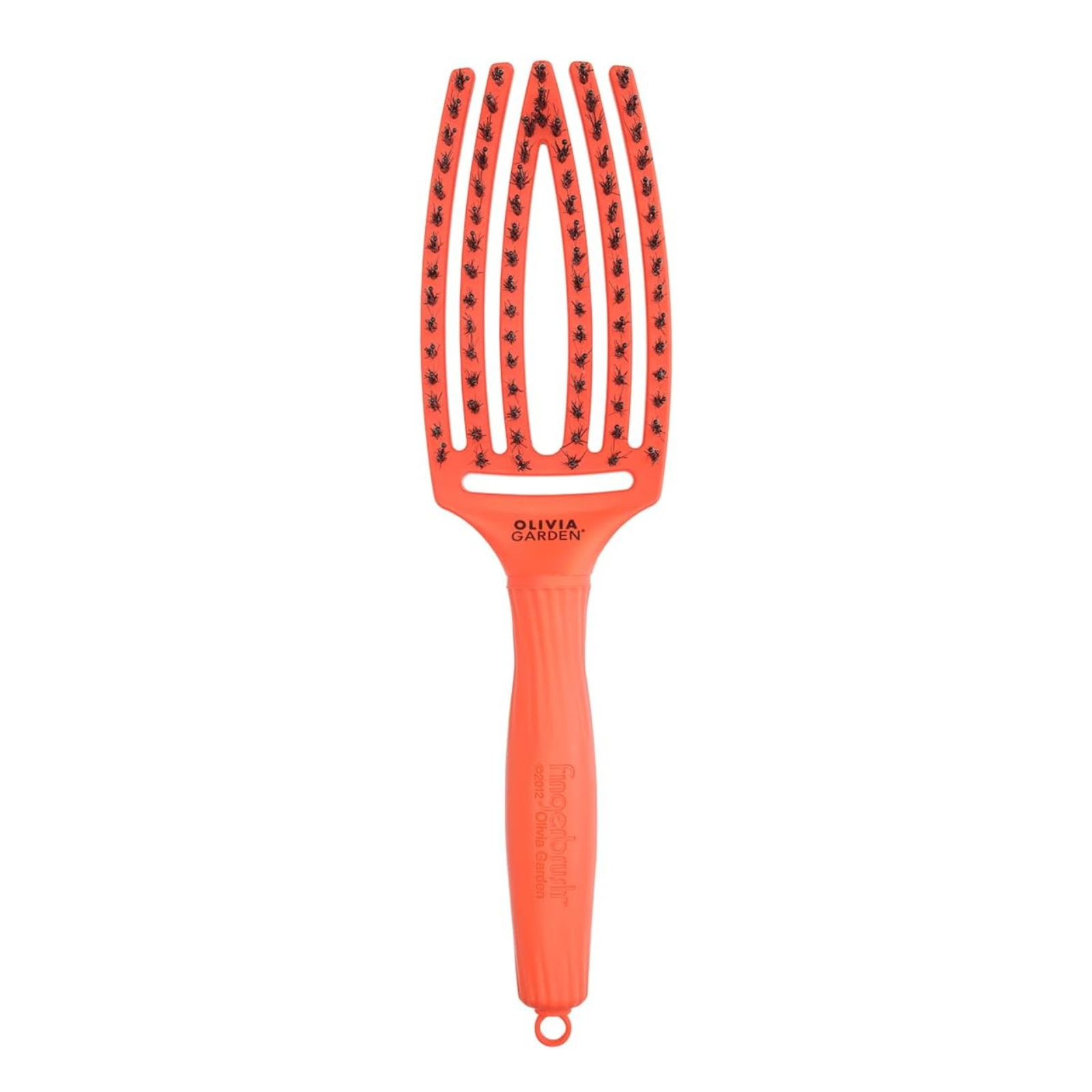 Perie pentru descurcat parul uscat | Olivia Garden Fingerbrush Orange Dream Beautifier
