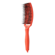 Perie pentru descurcat parul uscat Olivia Garden Fingerbrush Orange Dream Beautifier 2