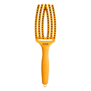 Perie pentru descurcat parul uscat Olivia Garden Fingerbrush Yellow Sunshine