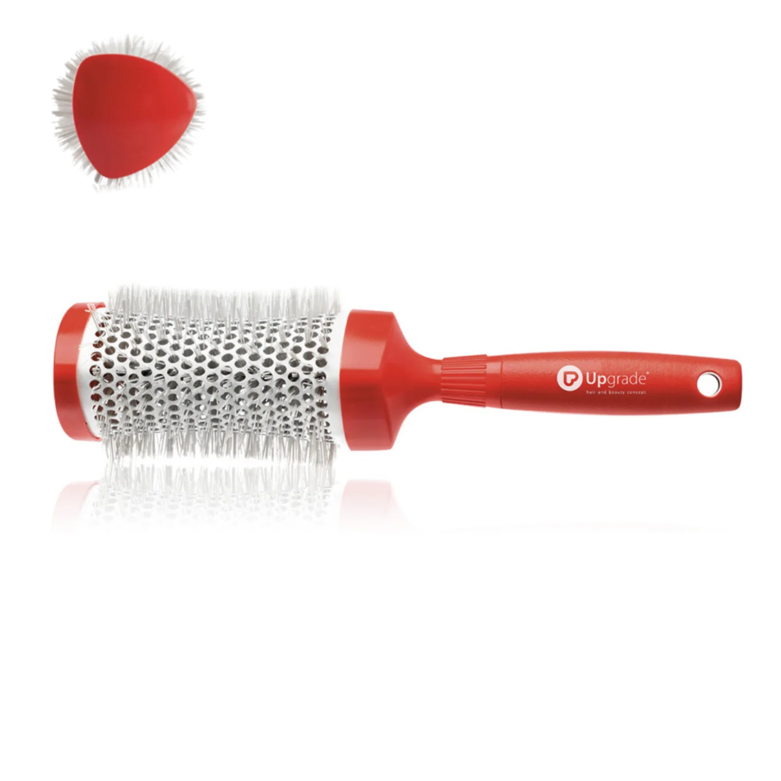 Perie profesională concavă triunghiulară 43 mm Upgrade Red Angle