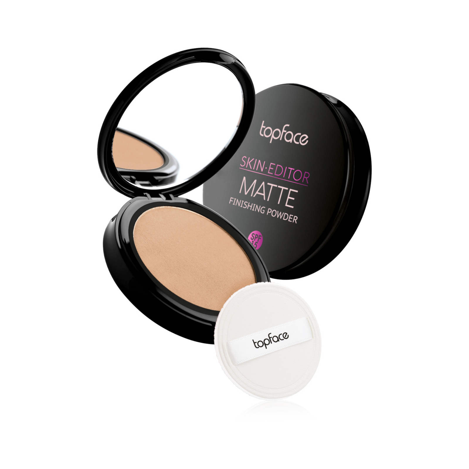 Pudră compactă cu finish mat | Topface Skin Editor Matte Finishing Powder 10g Beautifier