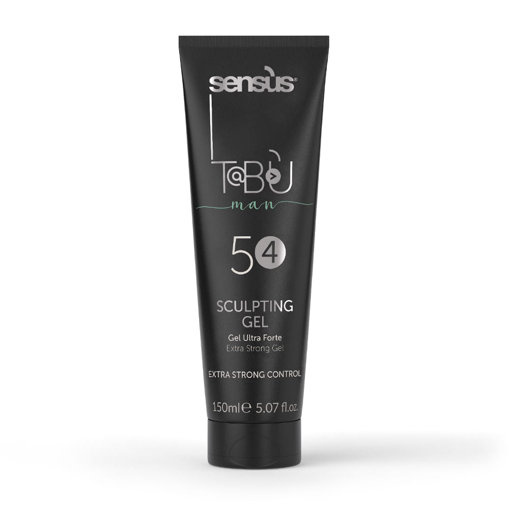 Gel de păr cu fixare extra puternica | Sensus Tabu Man 54 Sculpting Gel 150 ml