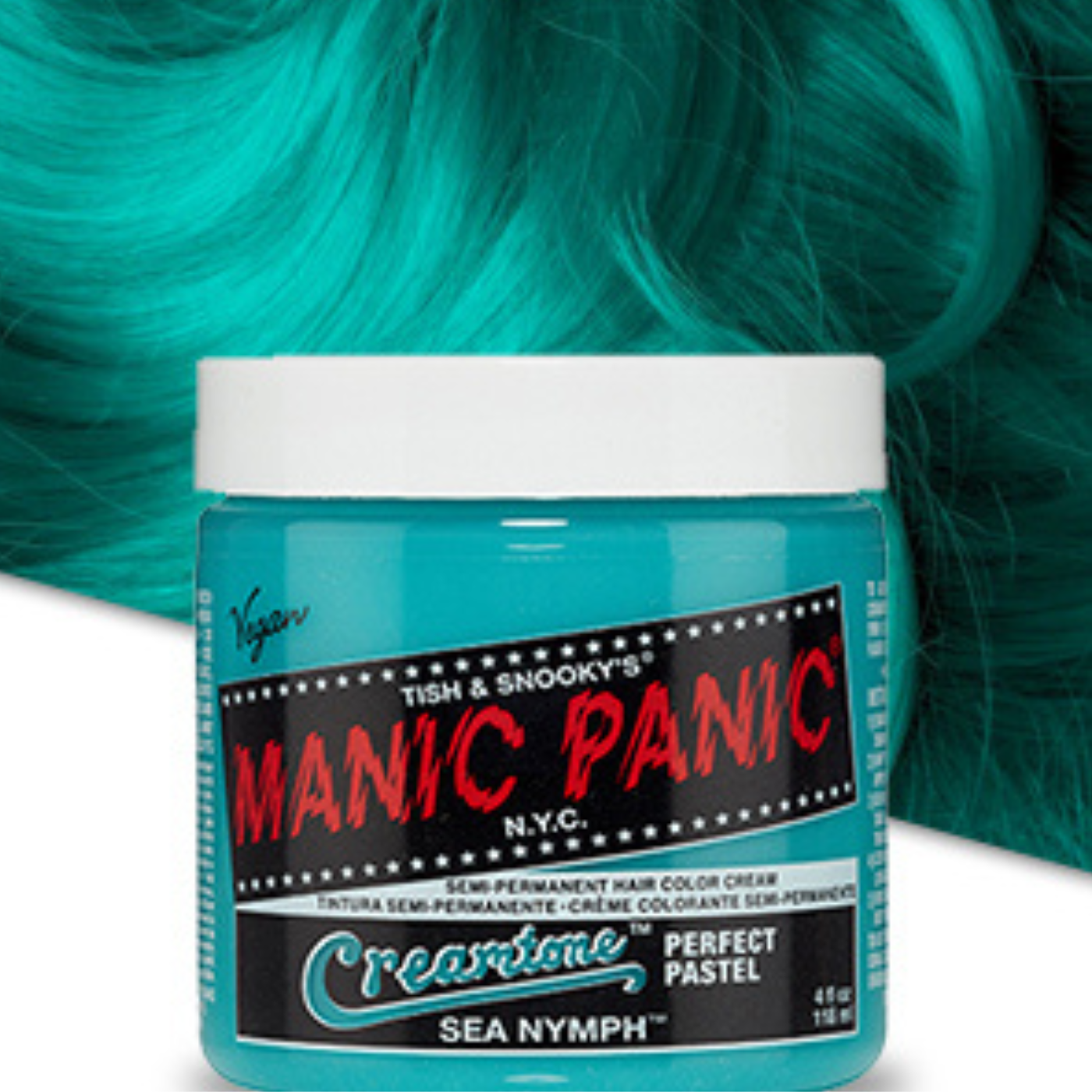 Vopsea de Păr Semipermanentă Manic Panic Sea Nymph