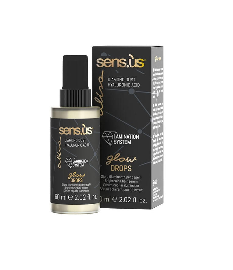 Ser pentru stralucirea  firului de par  Sensus Alisa Lamination System Glow Drops Beautifier
