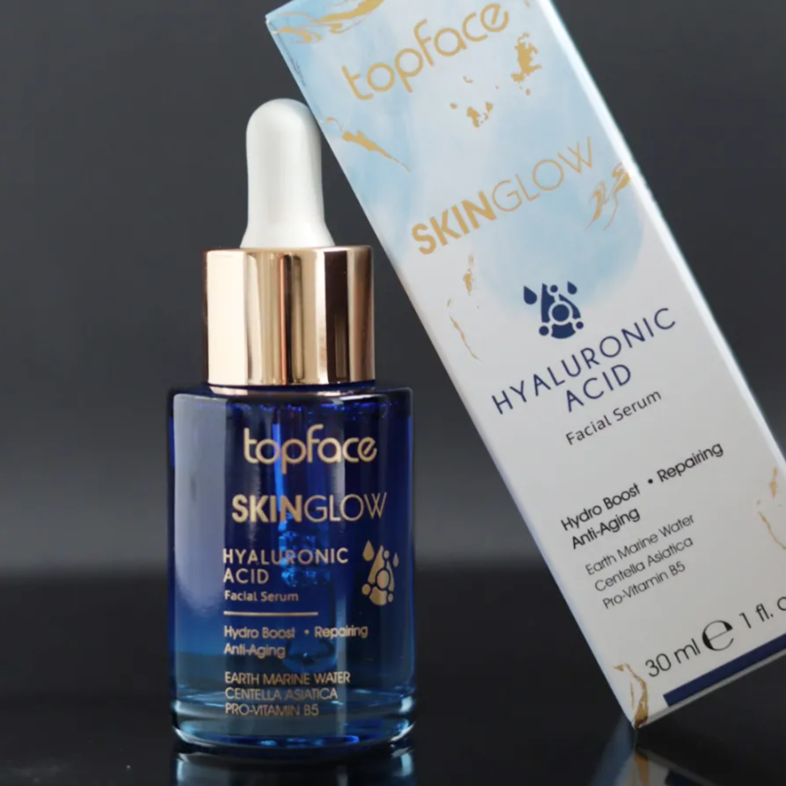 Ser de față puternic hidratant cu acid hialuronic | Topface Skin Glow Hyaluronic Acid 30ml
