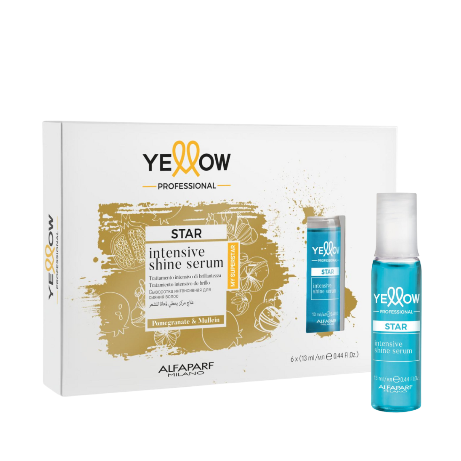 Ser stralucire par | Alfaparf Yellow Star Intensive Shine Serum 6x13 ml