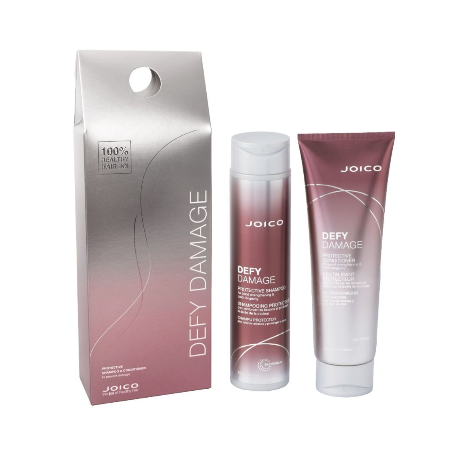 Set Sampon si Balsam pentru par deteriorat Defy Damage Joico