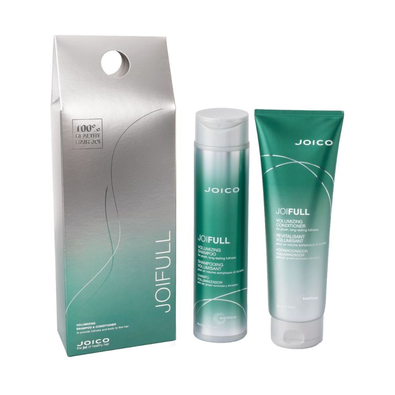 Set Sampon si Balsam pentru par fin, lipsit de volum JoiFull Joico