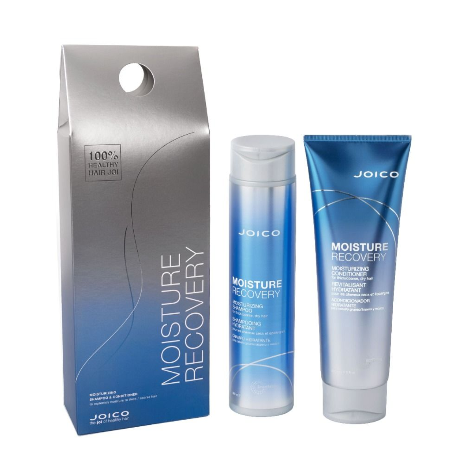 Set sampon si balsam pentru par uscat Joico Moisture Recovery