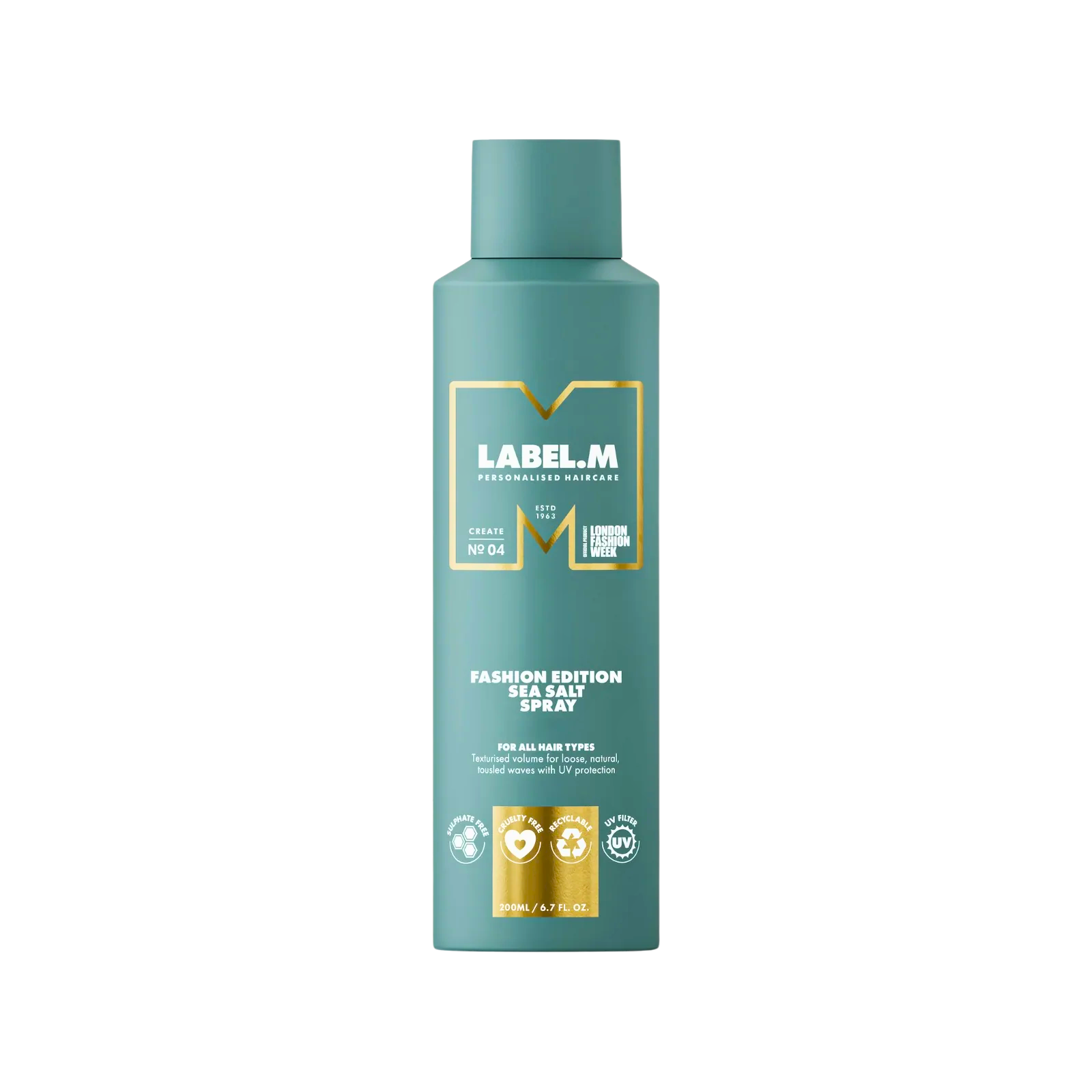 Spray textura si volum cu sare de mare Label. M Fashion Edition Sea Salt Spray 200 ml