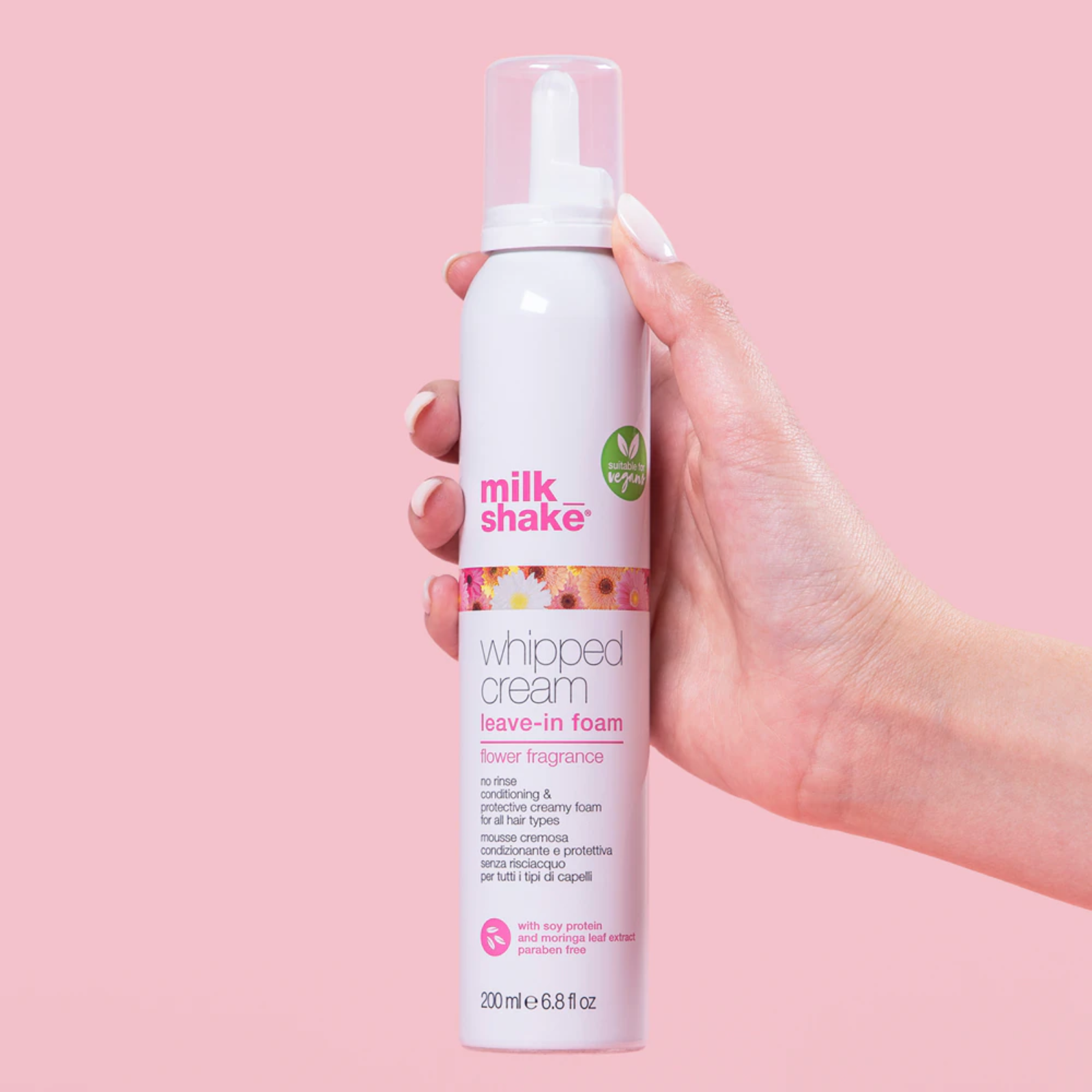 Spuma hidratanta Leave-In | Milkshake Whipped Cream Flower Fragrance 200 ml Beautifier.ro