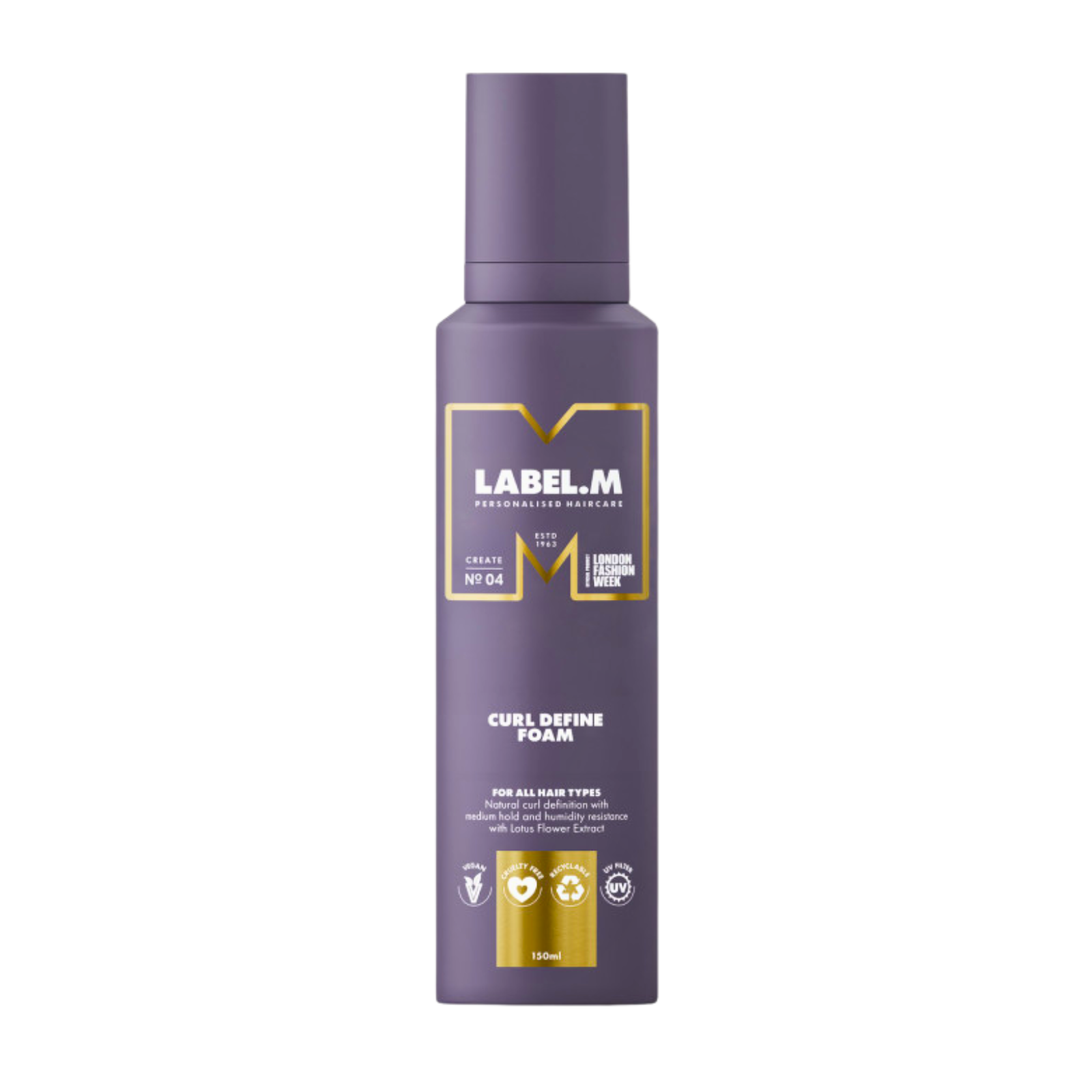 Spumă pentru definirea buclelor Label.M Curl Define Foam 150 ml