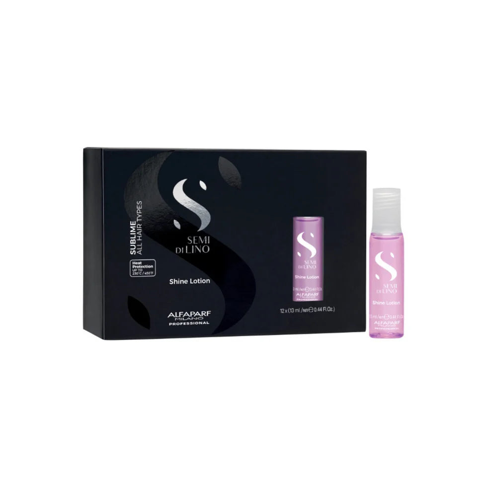 Tratament Iluminator 12x13ml | Alfaparf Semi di Lino Sublime Shine