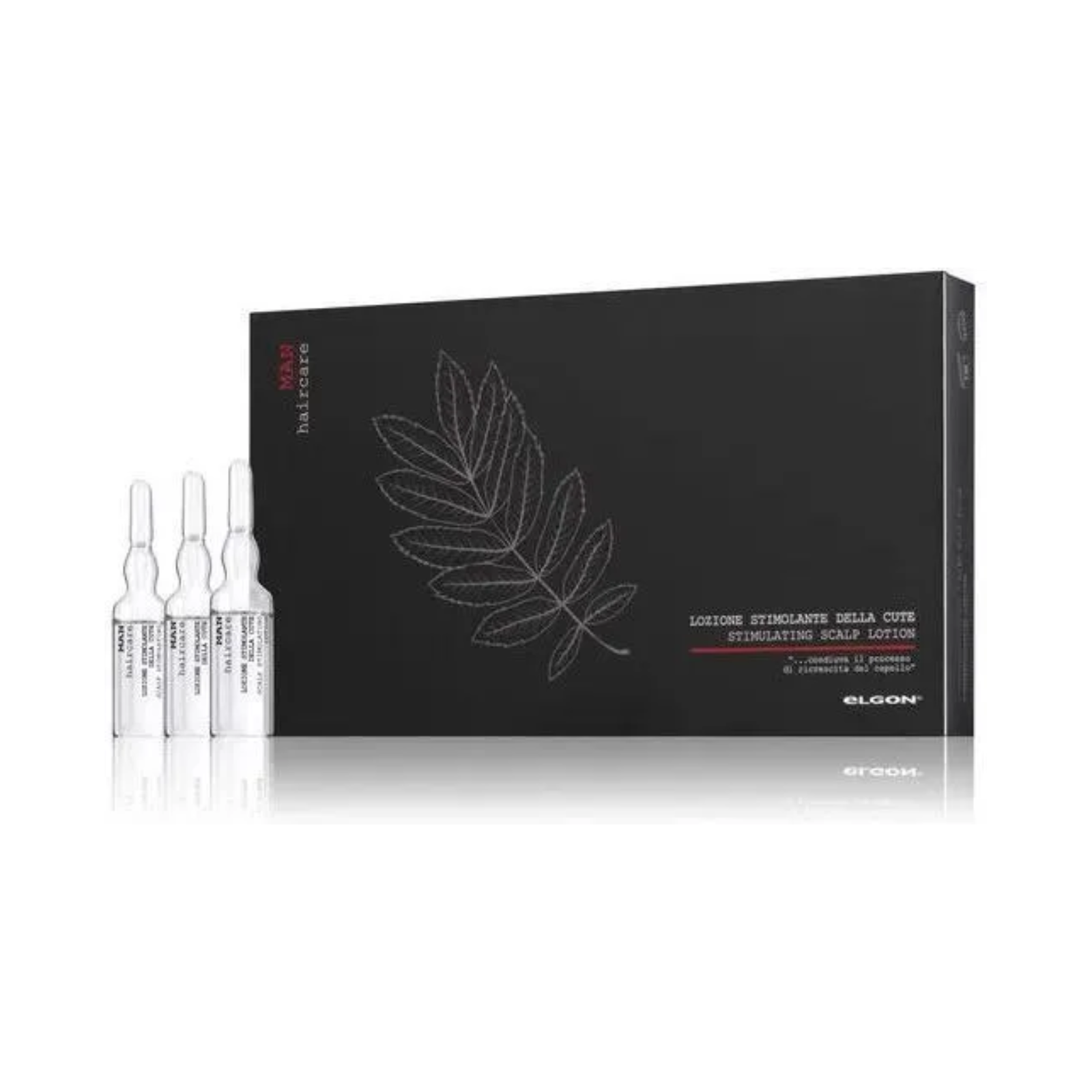 Tratament impotriva caderii parului Elgon Man Stimulating Lotion 8x7ml