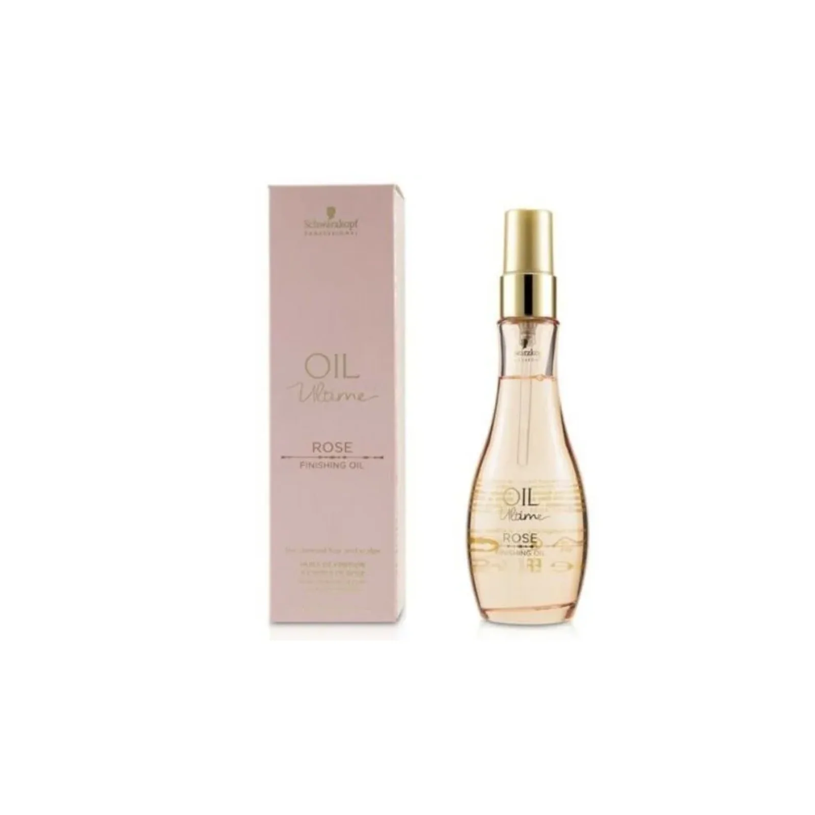 Ulei de finisare pentru par fin | Oil Ultime Rose Schwarzkopf Professional 100ml