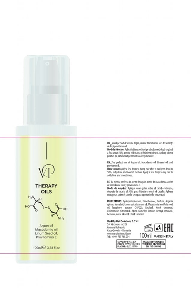 Ulei hidratare si reparare | Vocea Parului Therapy Oils