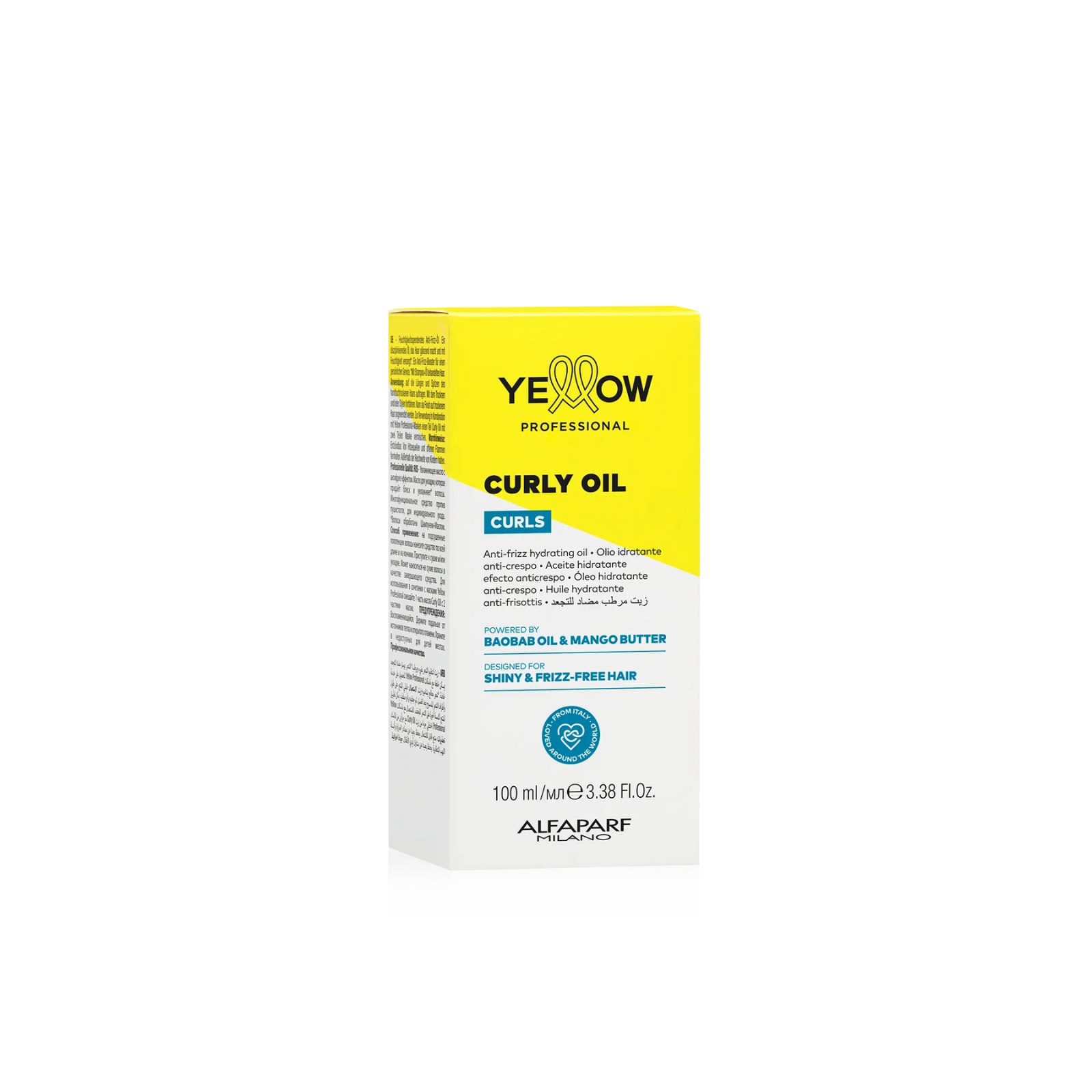 Ulei nutritiv pentru păr creț și ondulat Alfaparf Yellow Professional Curls Curly Oil 125 ml Beautifier.ro 3