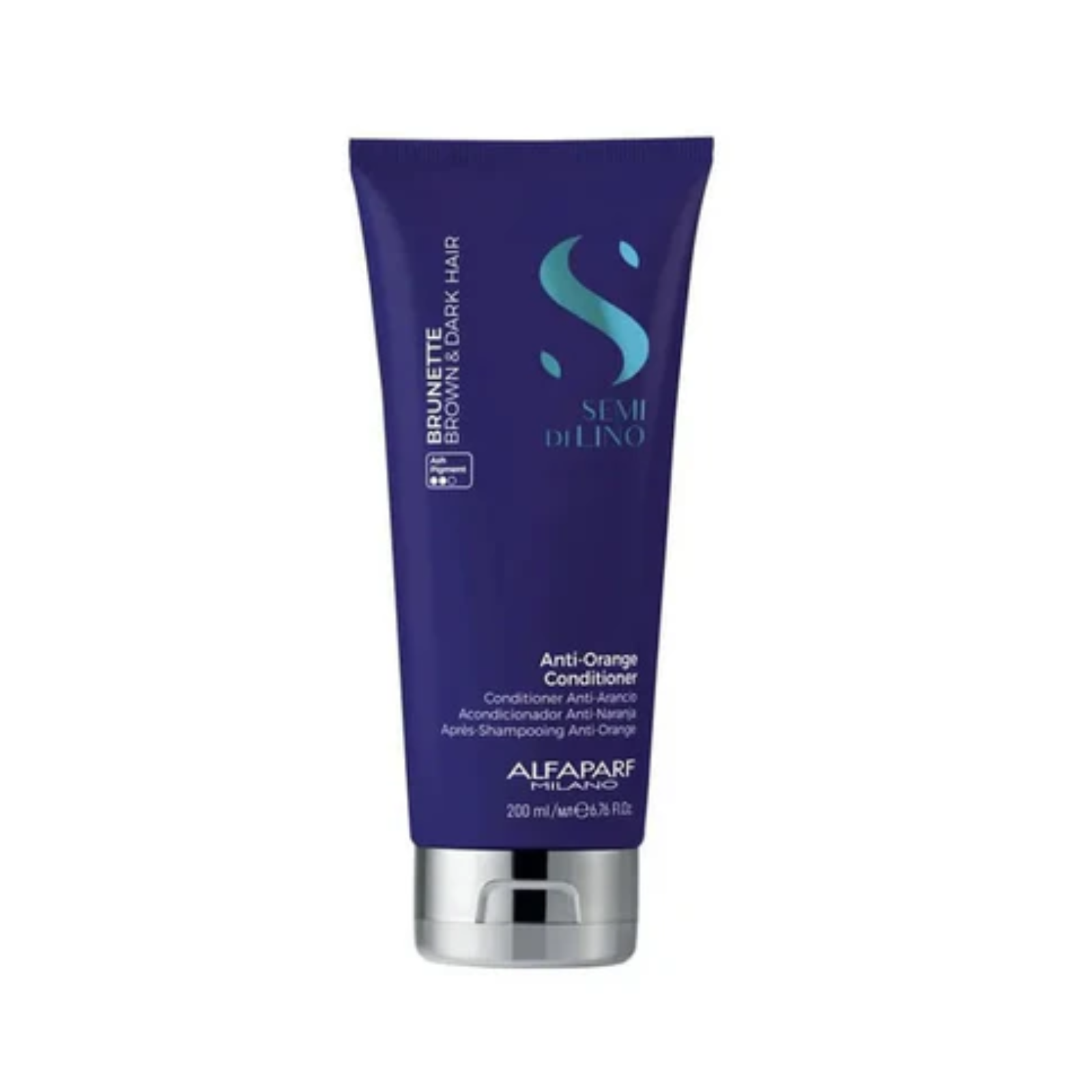Balsam anti portocaliu | Alfaparf Semi Di Lino Brunette 200ml