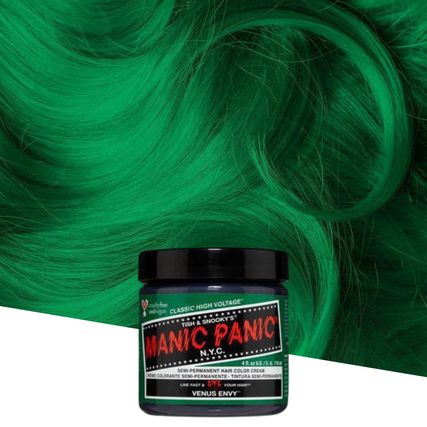 Vopsea de Par Semipermanenta | Manic Panic Venus Envy
